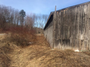 The barn just before we began the work in fall of 2015.